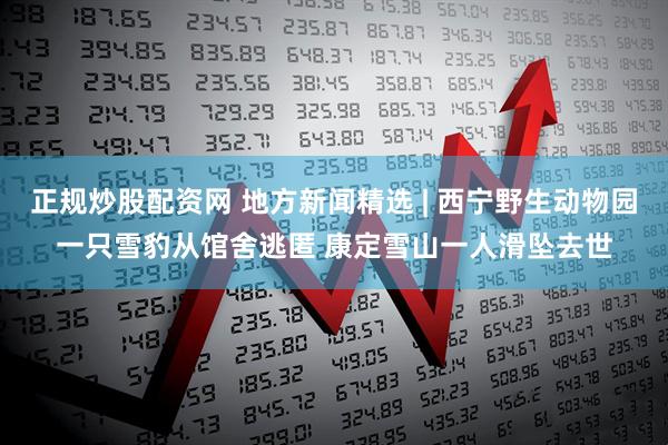 正规炒股配资网 地方新闻精选 | 西宁野生动物园一只雪豹从馆舍逃匿 康定雪山一人滑坠去世